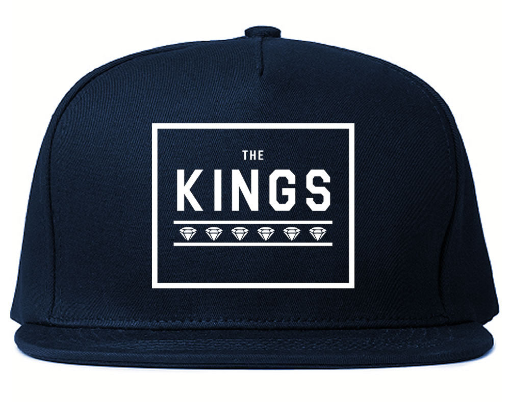 The Kings Diamonds Snapback Hat in Blue by Kings Of NY