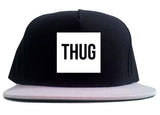 Thug Gangsta Box Logo 2 Tone Snapback Hat in Black and Grey by Kings Of NY