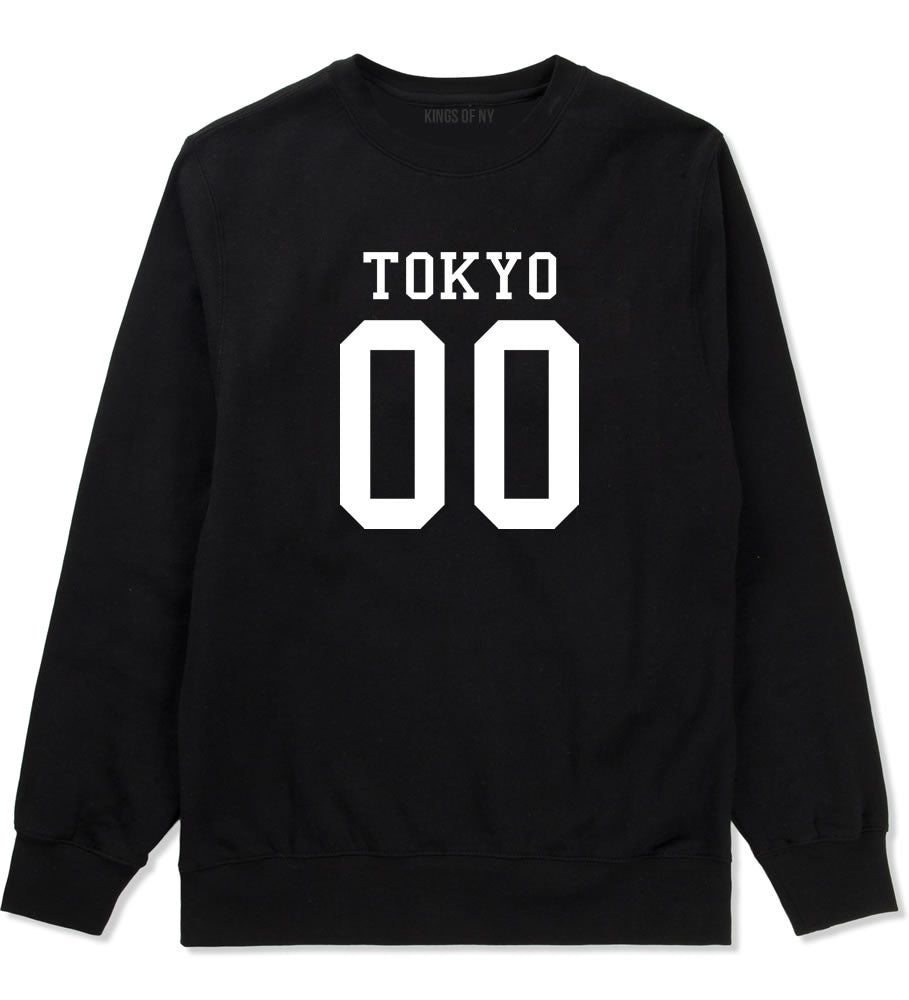 Tokyo Team 00 Jersey Japan Boys Kids Crewneck Sweatshirt in Black By Kings Of NY