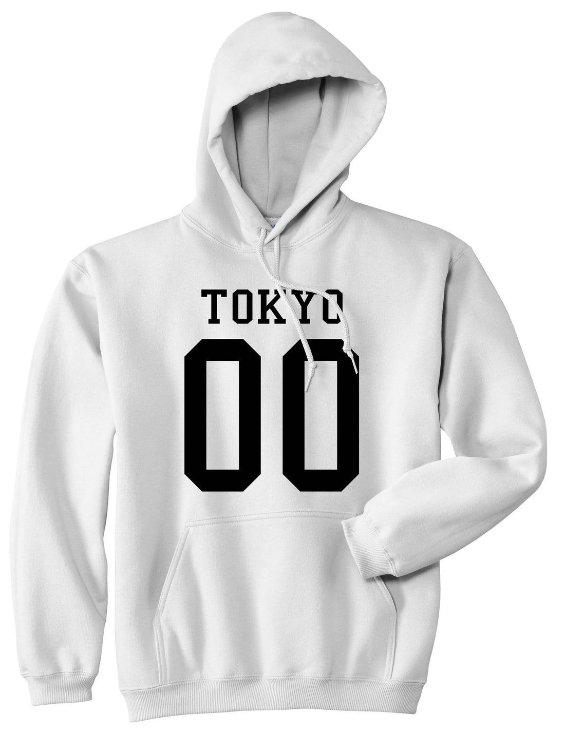 Tokyo Team 00 Jersey Japan Pullover Hoodie in White By Kings Of NY