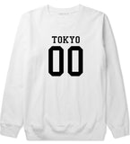 Tokyo Team 00 Jersey Japan Crewneck Sweatshirt in White By Kings Of NY
