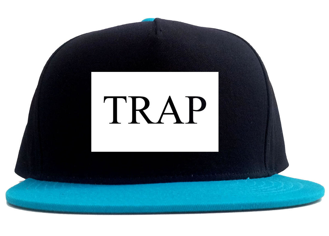 Trap Rectangle Logo 2 Tone Snapback Hat By Kings Of NY