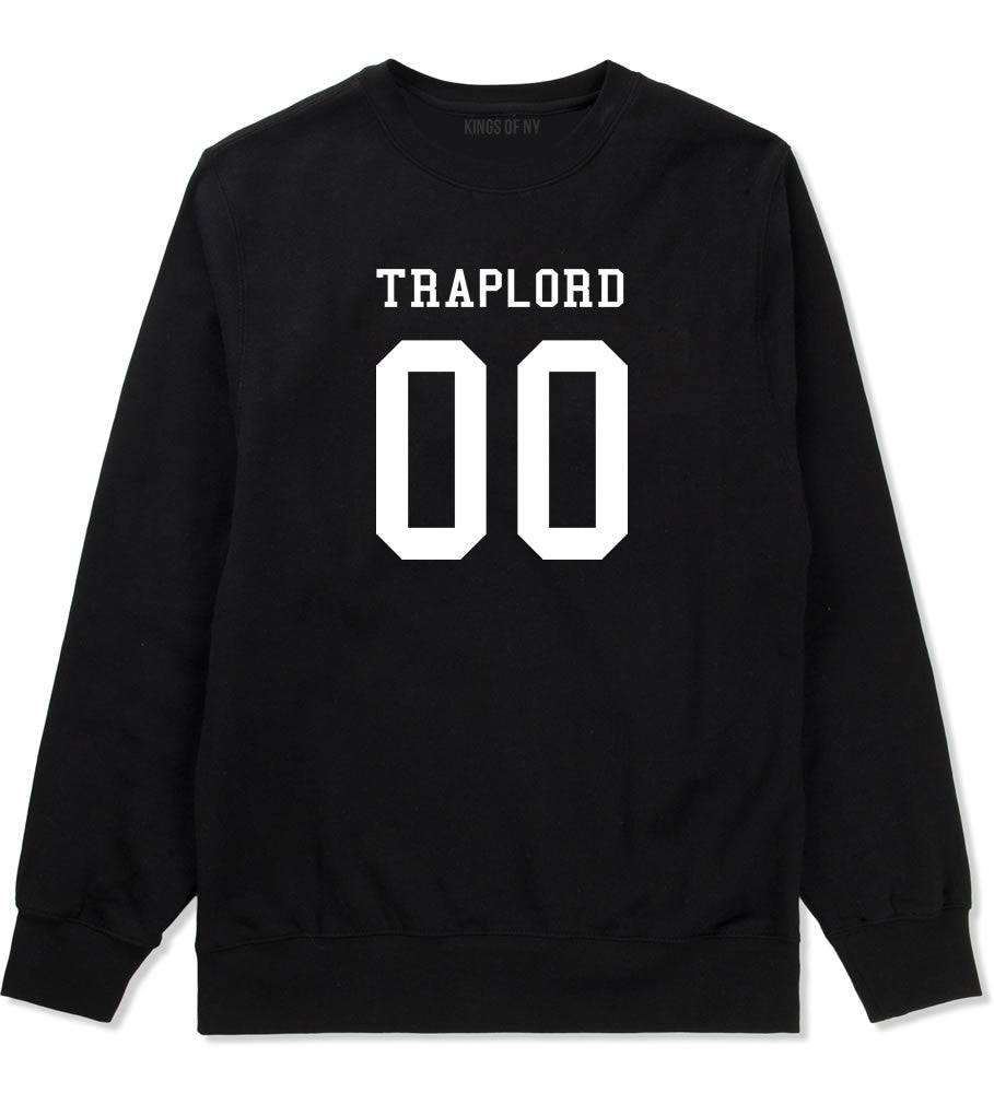 Traplord Team Jersey 00 Trap Lord Crewneck Sweatshirt in Black By Kings Of NY