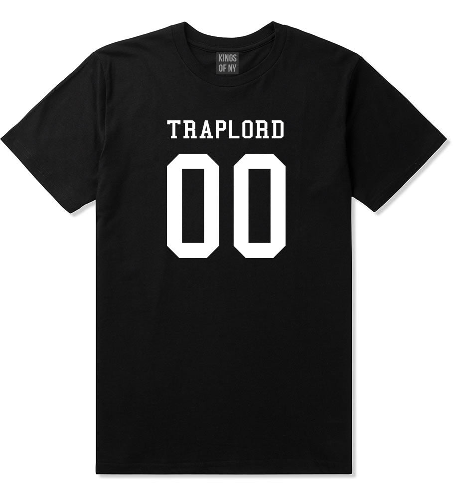 Traplord Team Jersey 00 Trap Lord Boys Kids T-Shirt in Black By Kings Of NY