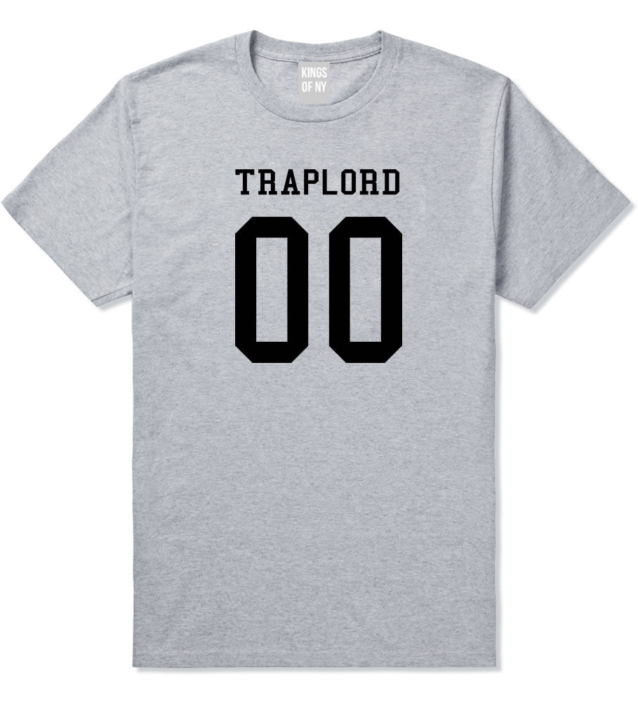 Traplord Team Jersey 00 Trap Lord T-Shirt in Grey By Kings Of NY