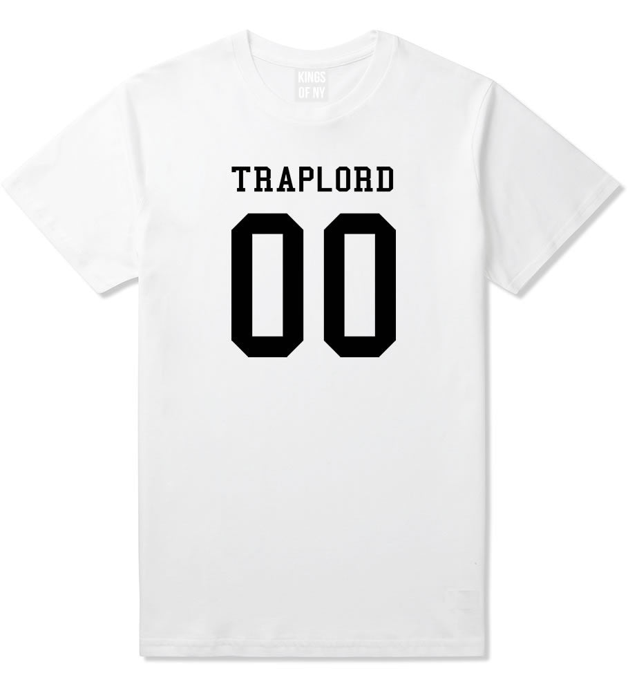 Traplord Team Jersey 00 Trap Lord T-Shirt in White By Kings Of NY