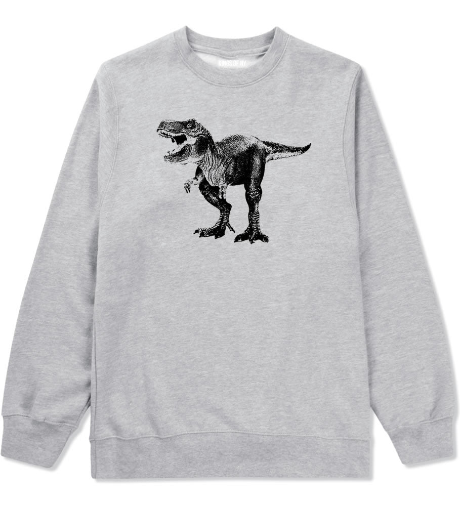 T-Rex Dinosaur Crewneck Sweatshirt By Kings Of NY