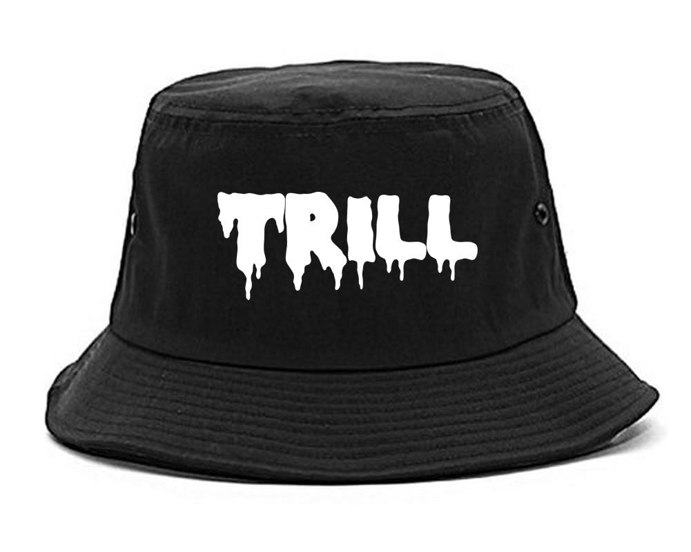 Trill Blood Drip Font Bucket Hat By Kings Of NY