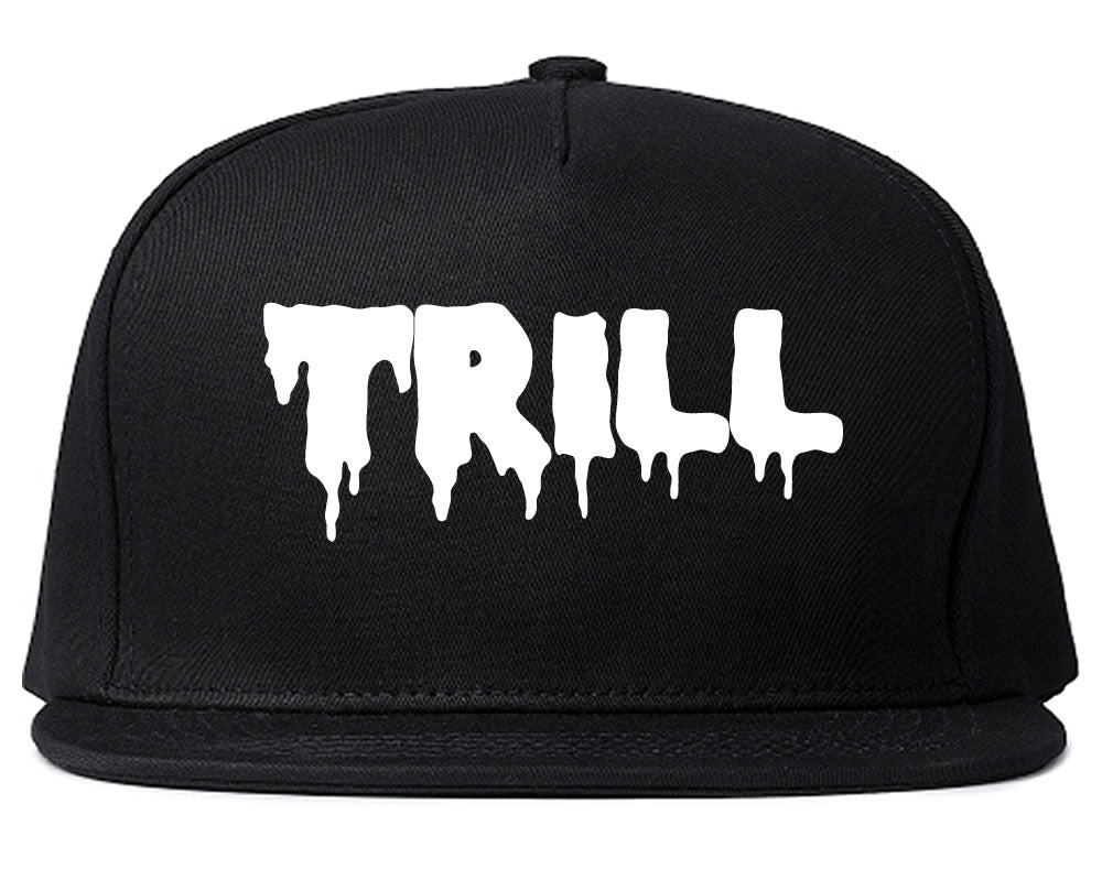 Trill Blood Drip Font Snapback Hat By Kings Of NY
