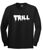 Trill Blood New York Bx Been Style Fashion Long Sleeve T-Shirt In Black by Kings Of NY