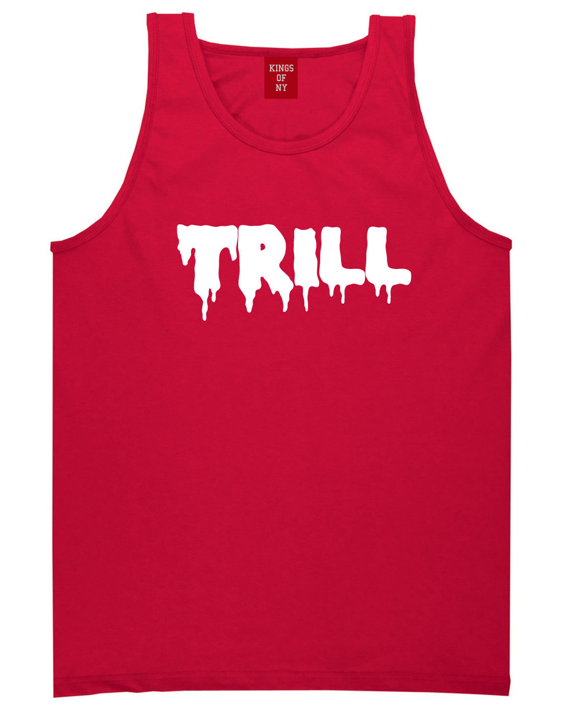 Trill Blood New York Bx Been Style Fashion Tank Top In Red by Kings Of NY