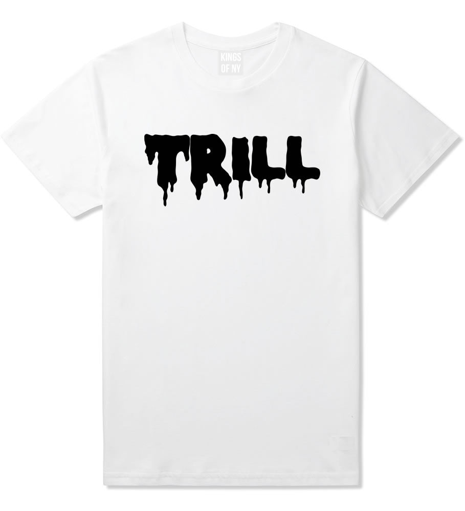 Trill Blood New York Bx Been Style Fashion Boys Kids T-Shirt In White by Kings Of NY