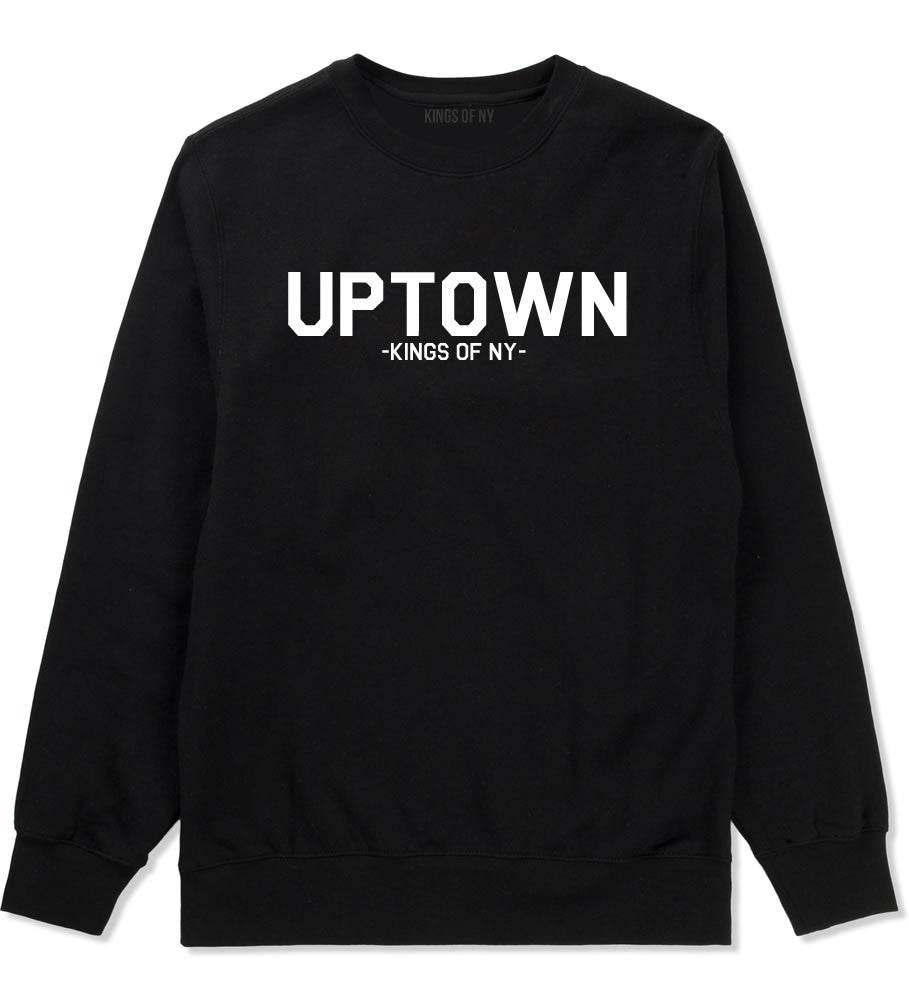 UPTOWN nyc New York Crewneck Sweatshirt in Black