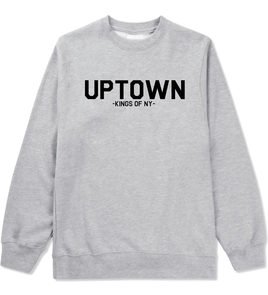 UPTOWN nyc New York Crewneck Sweatshirt in Grey