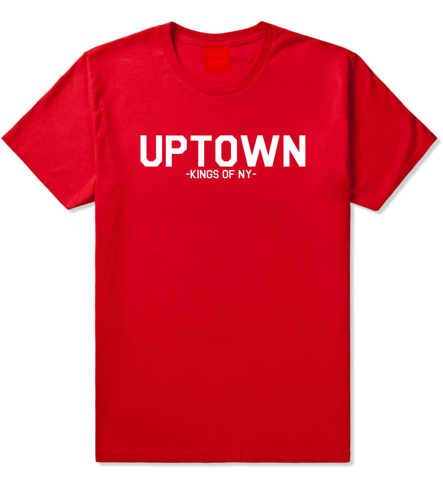UPTOWN nyc New York T-Shirt in Red