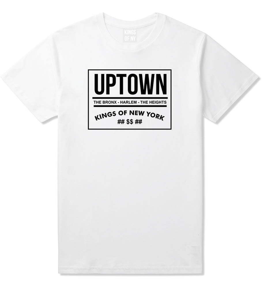 Kings Of NY Uptown Bronx Harlem Washington Heights NYC T-Shirt in White