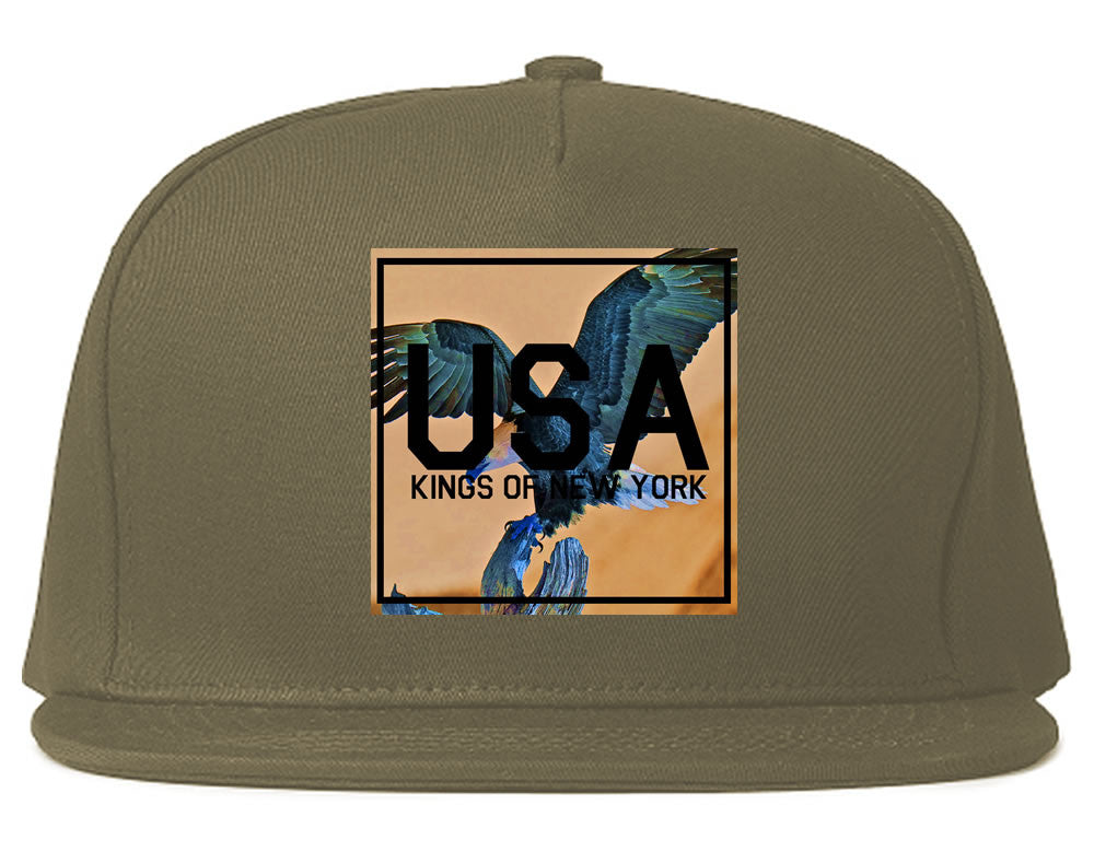 USA Bald Eagle America Snapback Hat By Kings Of NY