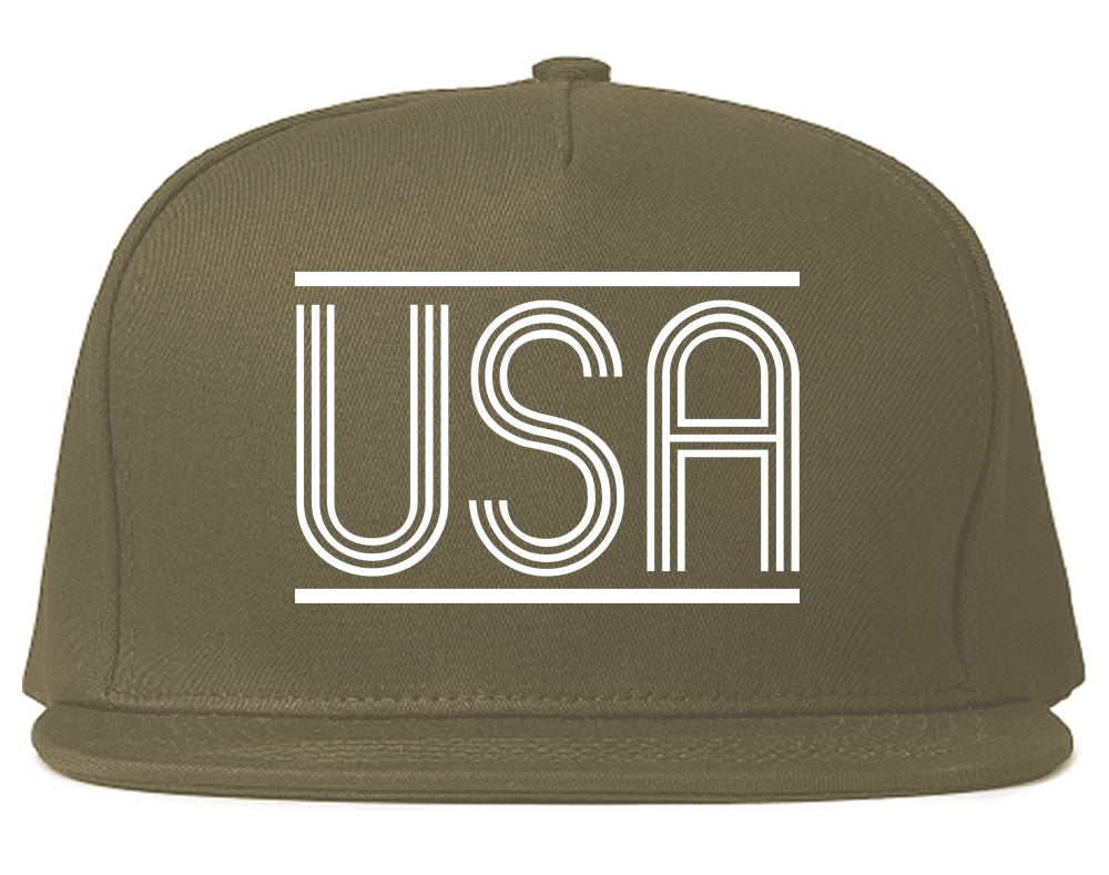 USA America Fall15 Snapback Hat in Grey by Kings Of NY