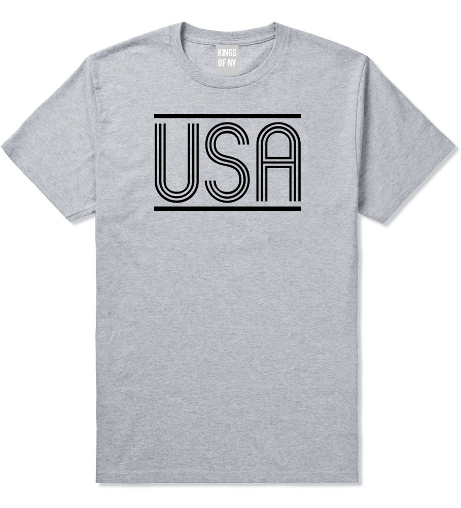 USA America Fall15 Boys Kids T-Shirt in Grey by Kings Of NY