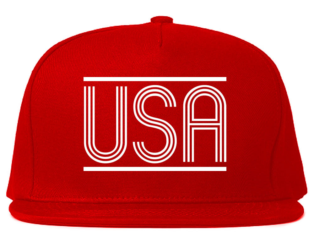 USA America Fall15 Snapback Hat in Red by Kings Of NY