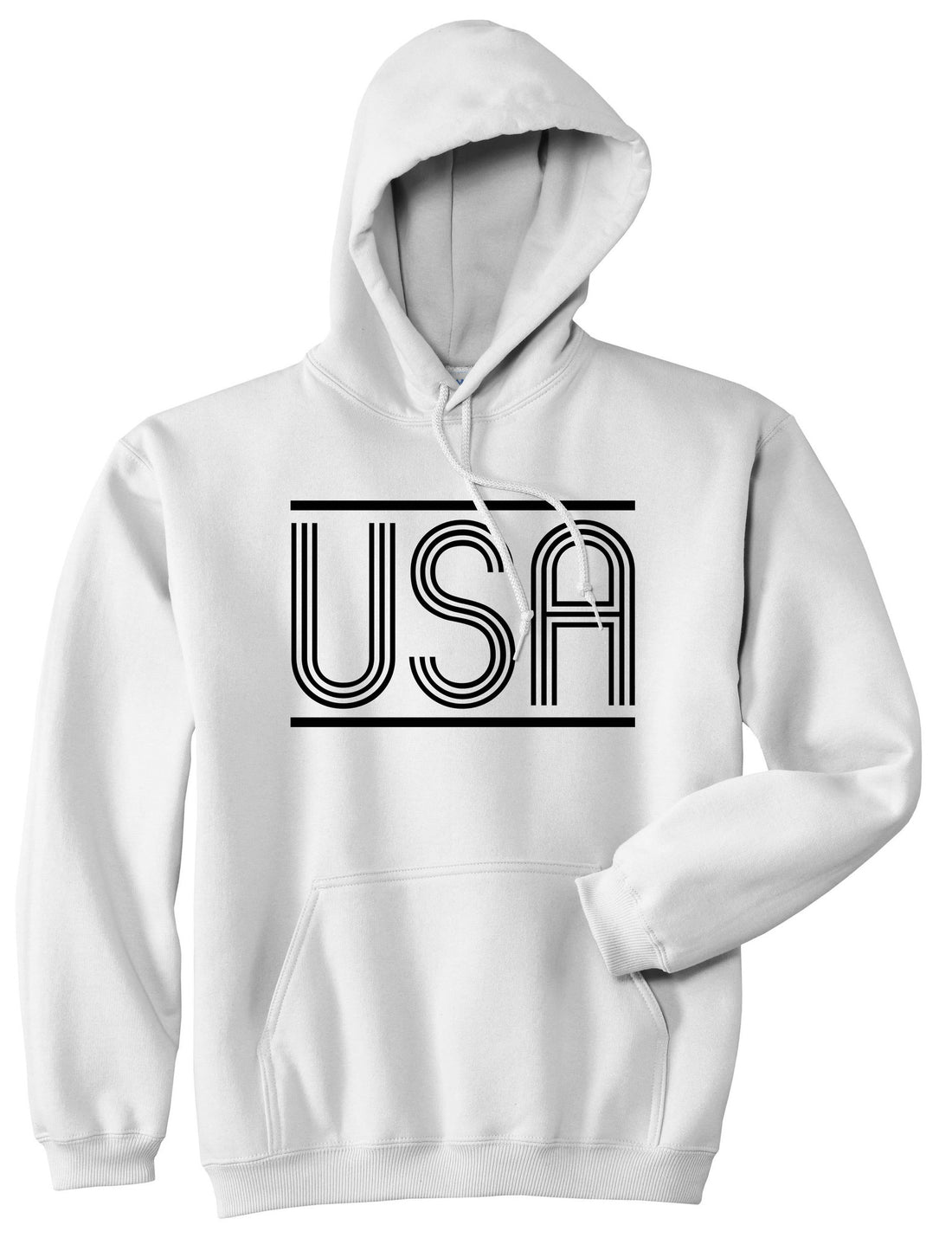 USA America Fall15 Pullover Hoodie Hoody in White by Kings Of NY