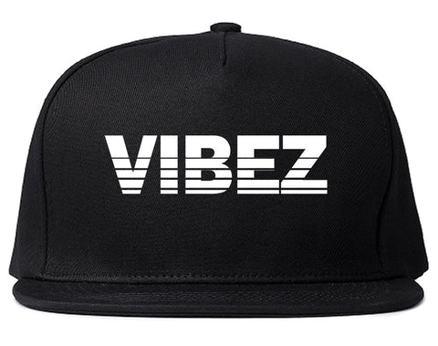 VIBEZ Racing Style Snapback Hat in Black by Kings Of NY