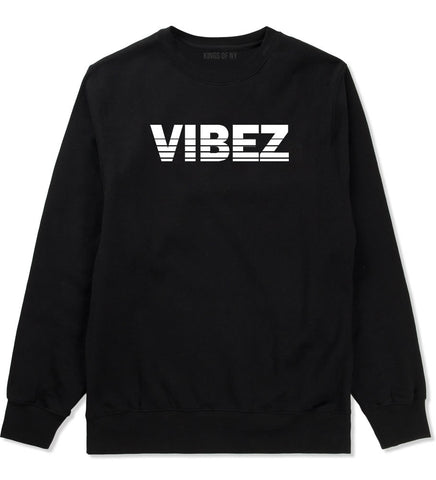 VIBEZ Racing Style Boys Kids Crewneck Sweatshirt in Black by Kings Of NY