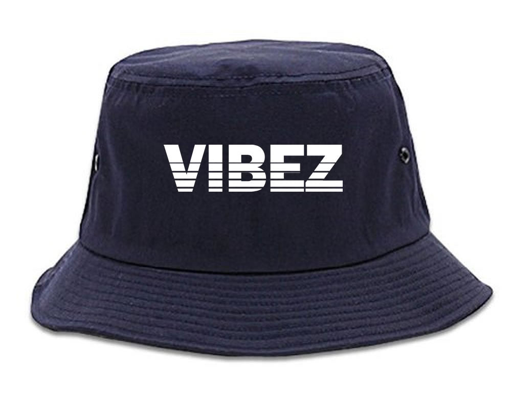 VIBEZ Racing Style Bucket Hat in Blue by Kings Of NY