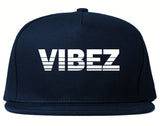VIBEZ Racing Style Snapback Hat in Blue by Kings Of NY