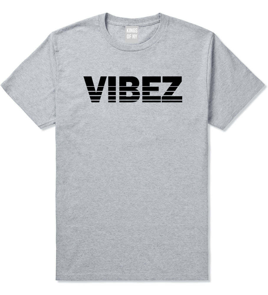 VIBEZ Racing Style T-Shirt in Grey by Kings Of NY
