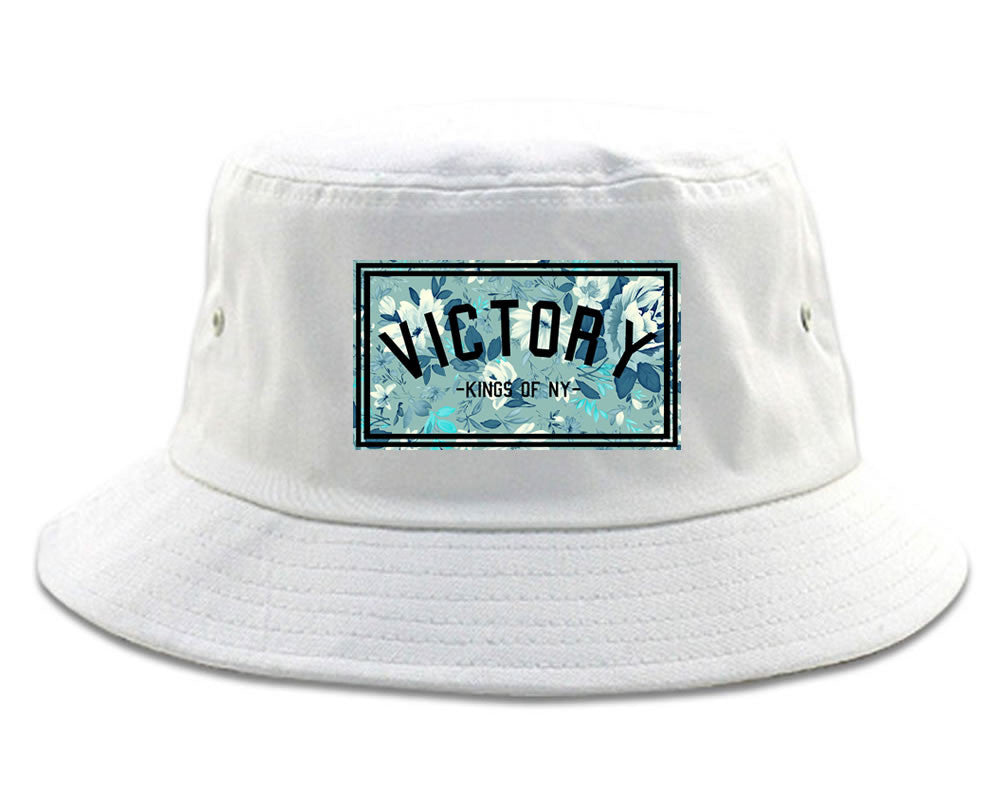 Victory Floral Pattern Bucket Hat By Kings Of NY