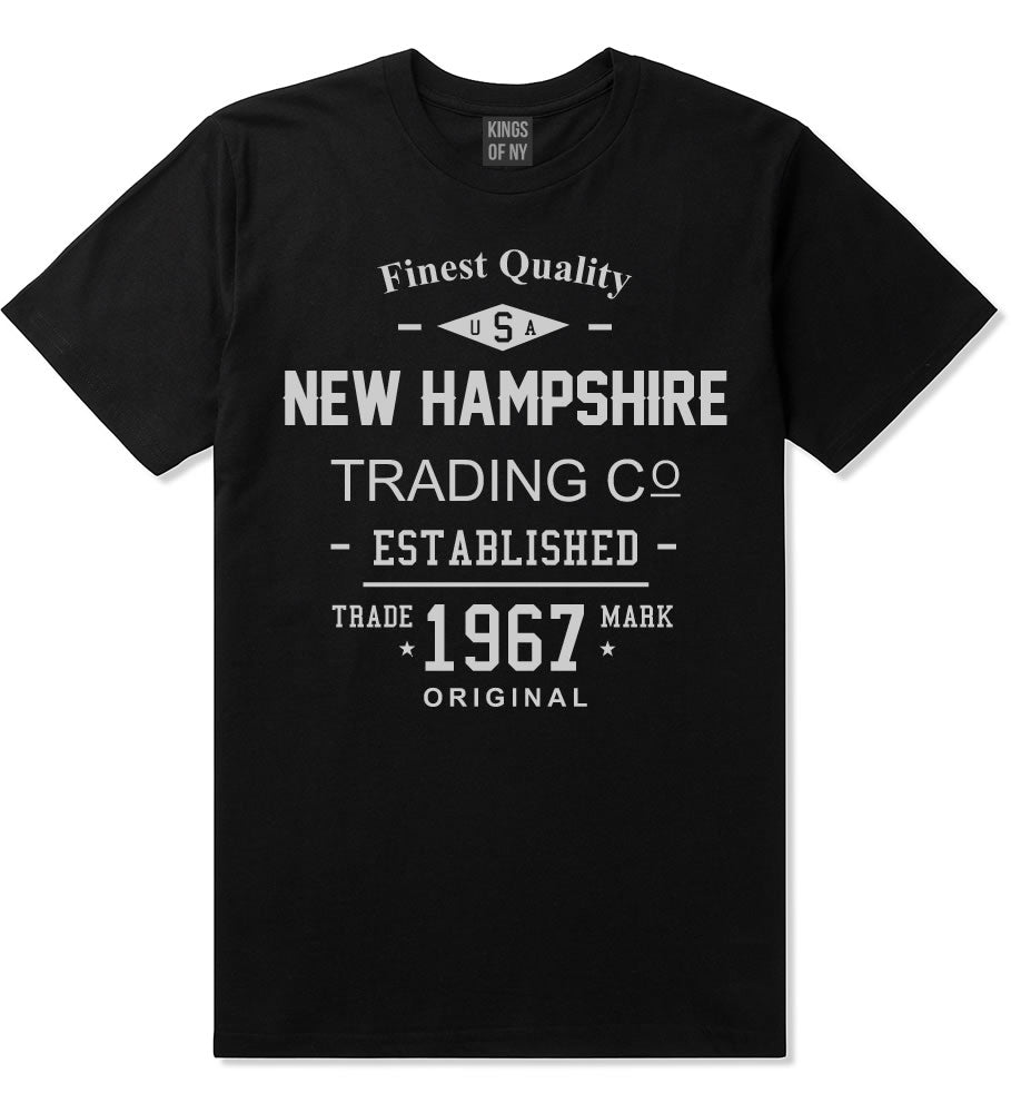 Vintage New Hampshire State Finest Quality Trading Co Mens T-Shirt By Kings Of NY