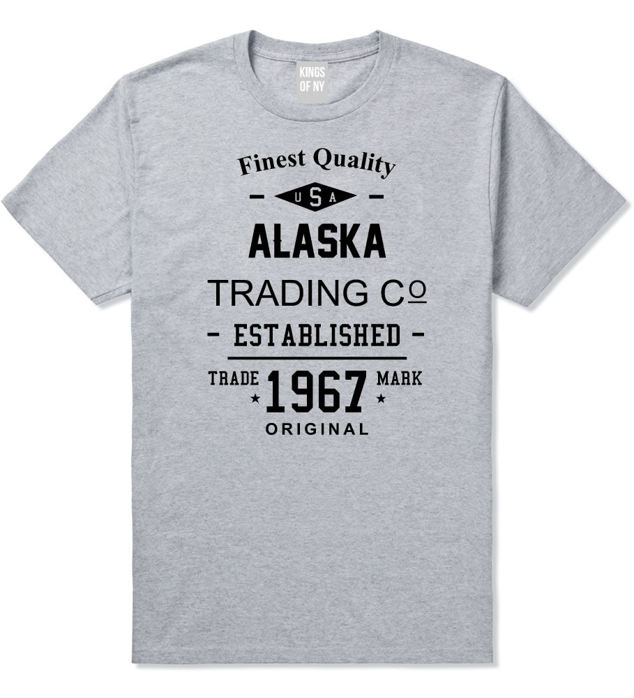 Vintage Alaska State Finest Quality Trading Co Mens T-Shirt By Kings Of NY