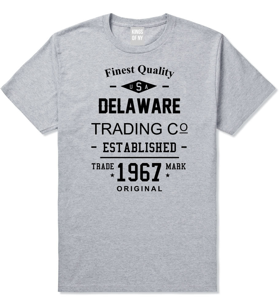 Vintage Delaware State Finest Quality Trading Co Mens T-Shirt By Kings Of NY
