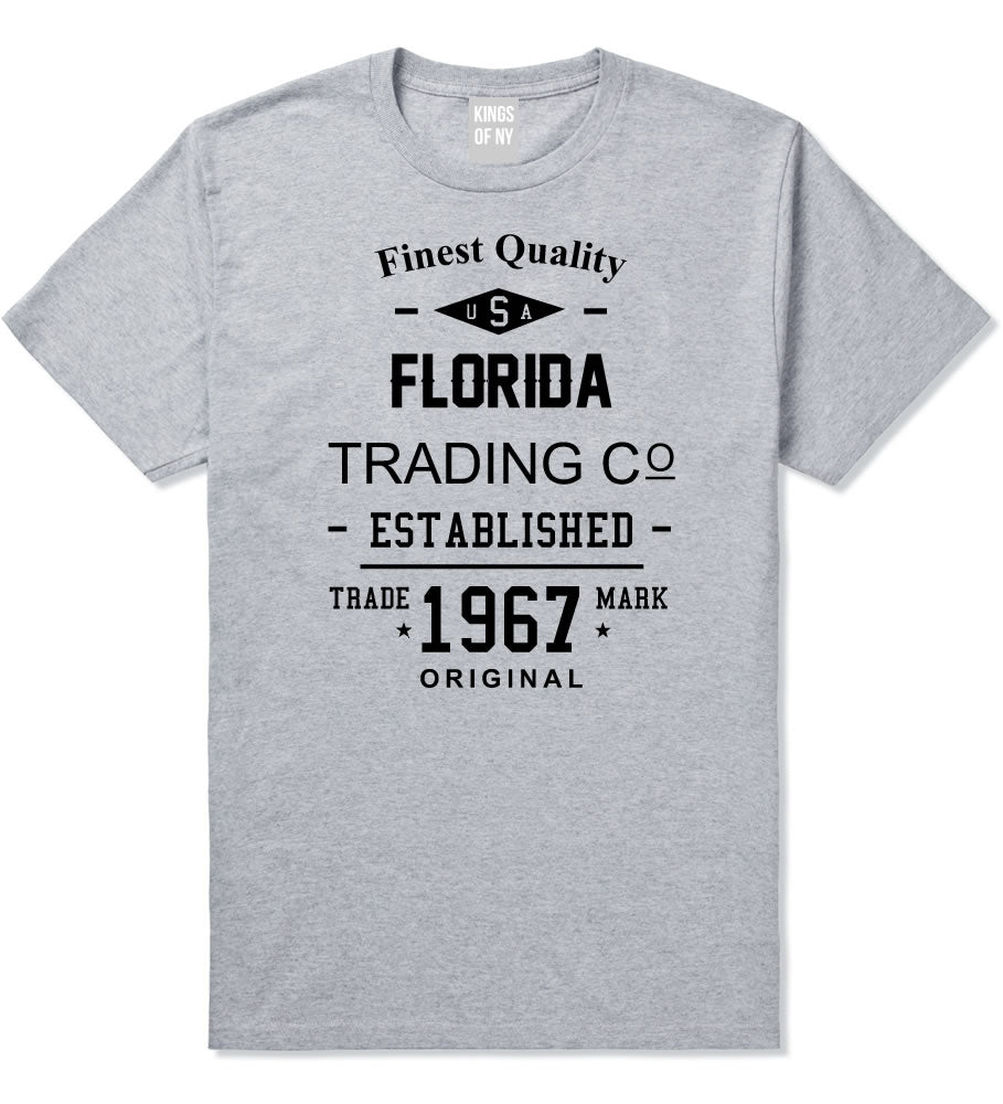 Vintage Florida State Finest Quality Trading Co Mens T-Shirt By Kings Of NY