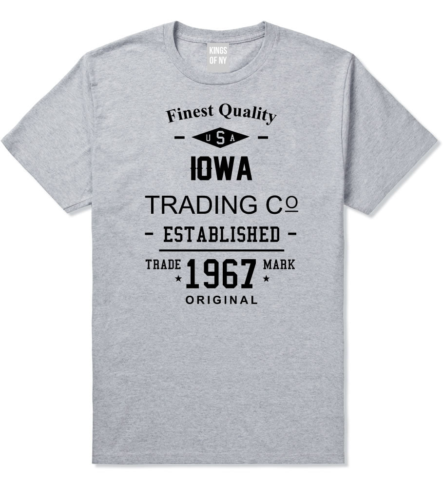 Vintage Iowa State Finest Quality Trading Co Mens T-Shirt By Kings Of NY