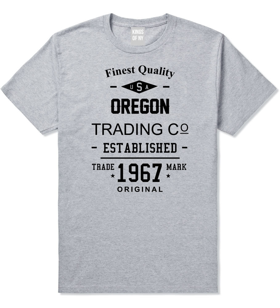 Vintage Oregon State Finest Quality Trading Co Mens T-Shirt By Kings Of NY
