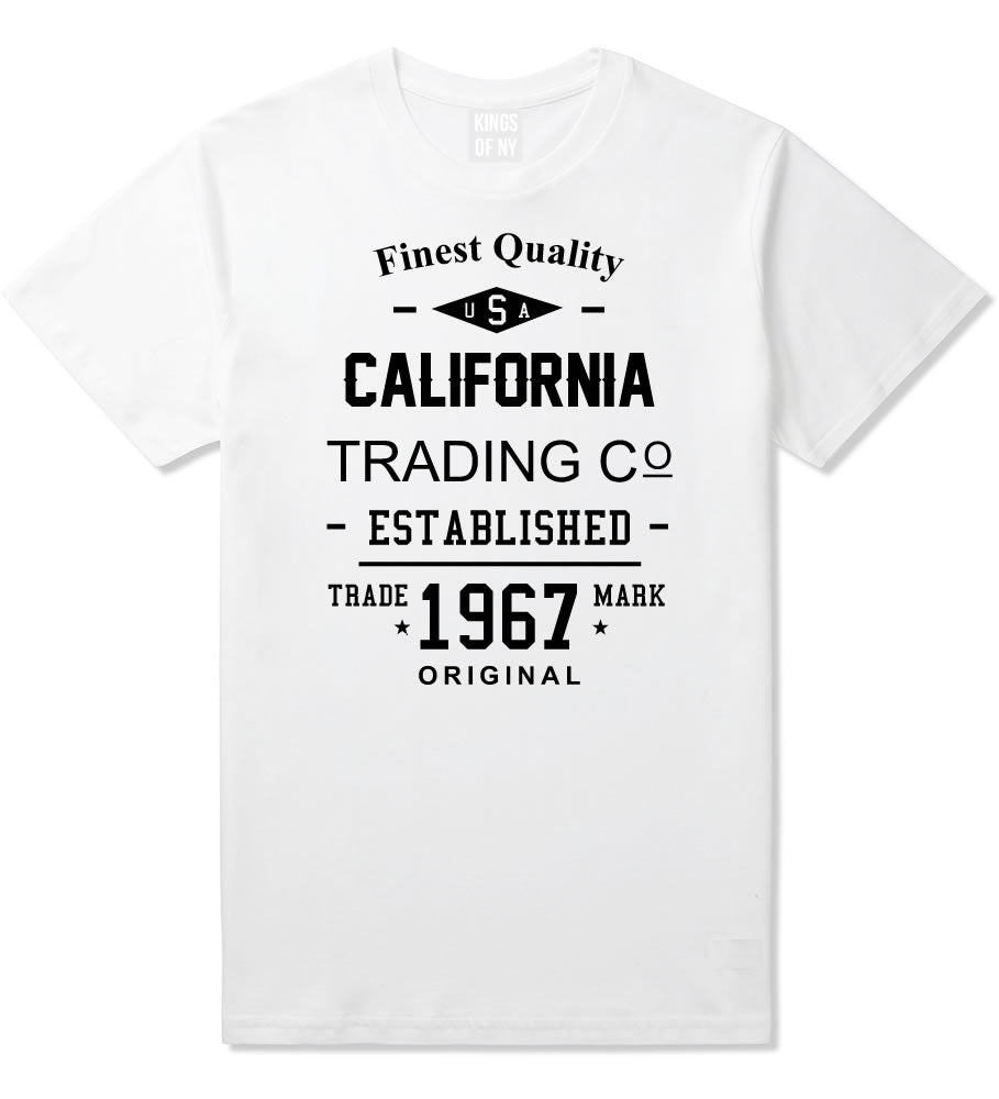 Vintage California State Finest Quality Trading Co Mens T-Shirt By Kings Of NY