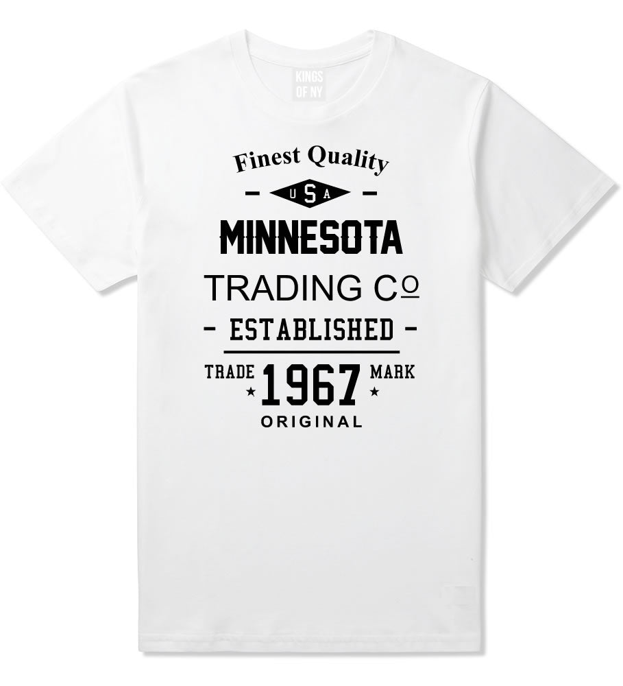 Vintage Minnestoa State Finest Quality Trading Co Mens T-Shirt By Kings Of NY