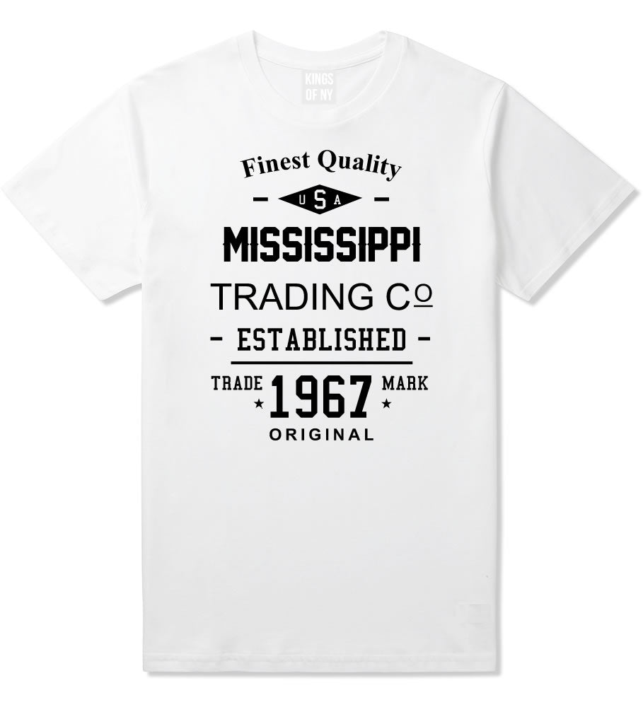 Vintage Mississippi State Finest Quality Trading Co Mens T-Shirt By Kings Of NY