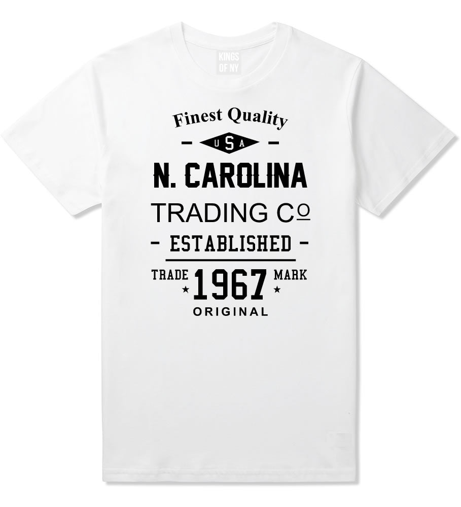 Vintage North Carolina State Finest Quality Trading Co Mens T-Shirt By Kings Of NY