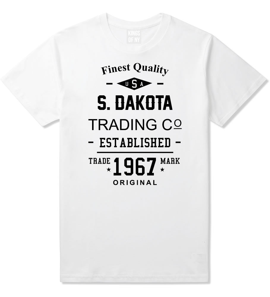 Vintage South Dakota State Finest Quality Trading Co Mens T-Shirt By Kings Of NY