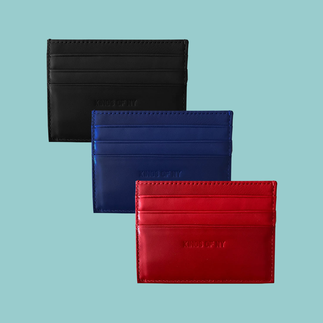 Kings Of NY Smooth Card Holder Wallet (3 Colors)