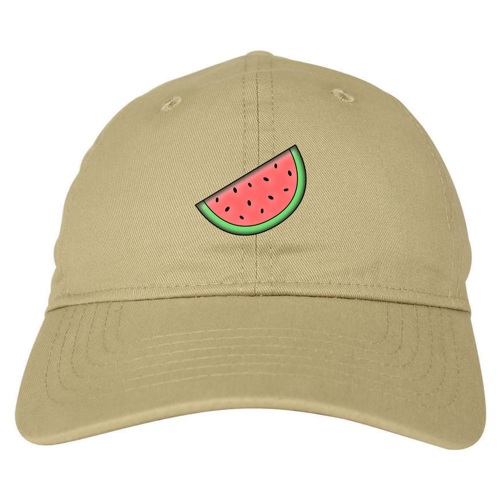 Watermelon Emoji Meme Chest Dad Hat Cap