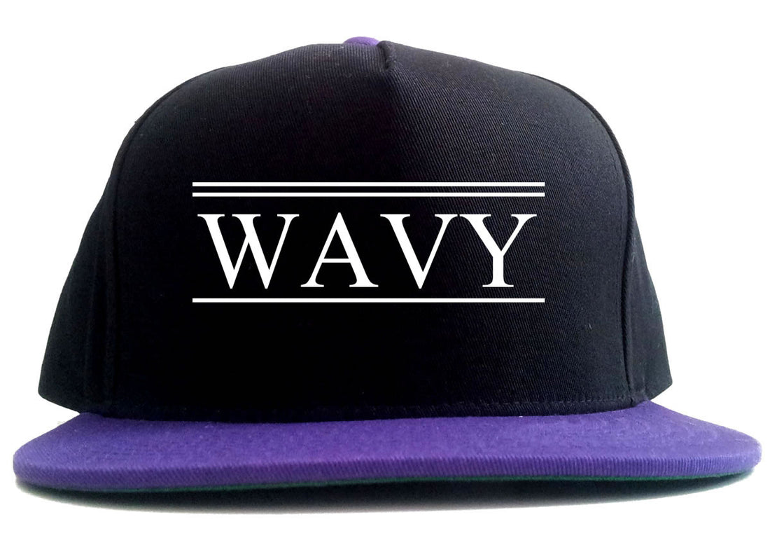 Wavy Harlem 2 Tone Snapback Hat By Kings Of NY