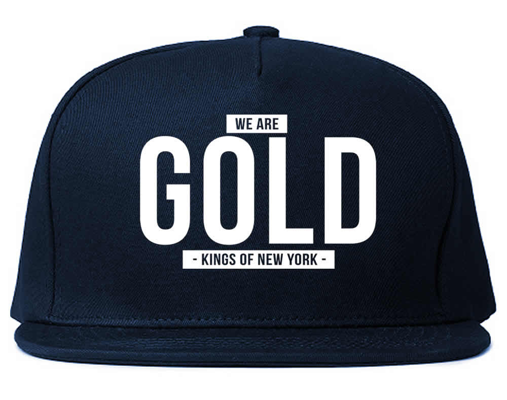 We Are Gold Snapback Hat by Kings Of NY