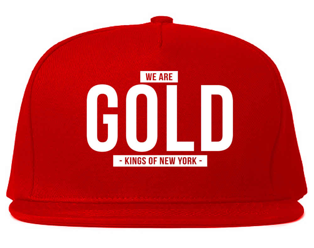 We Are Gold Snapback Hat by Kings Of NY