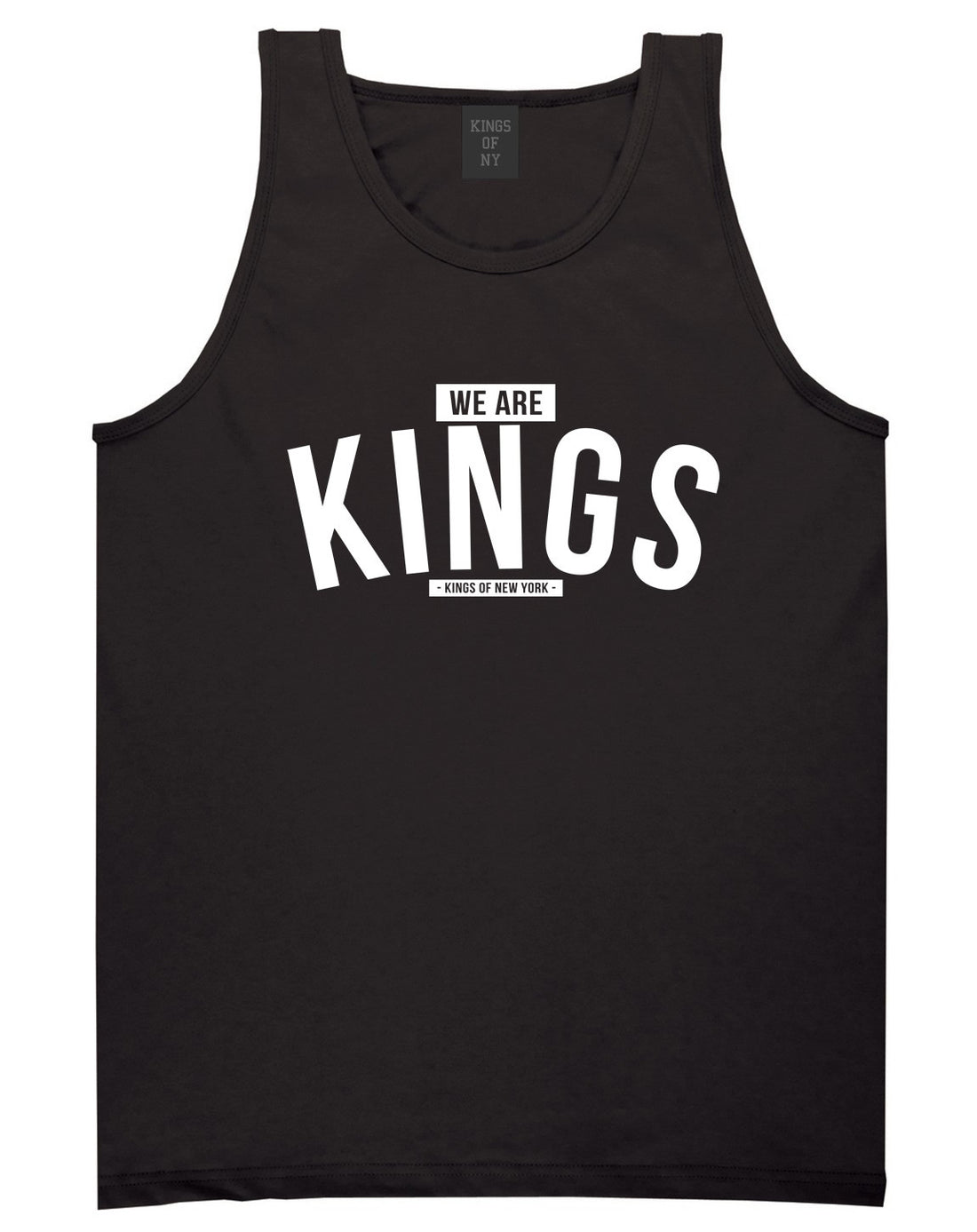 Kings Of NY We Are Kings Tank Top in Black