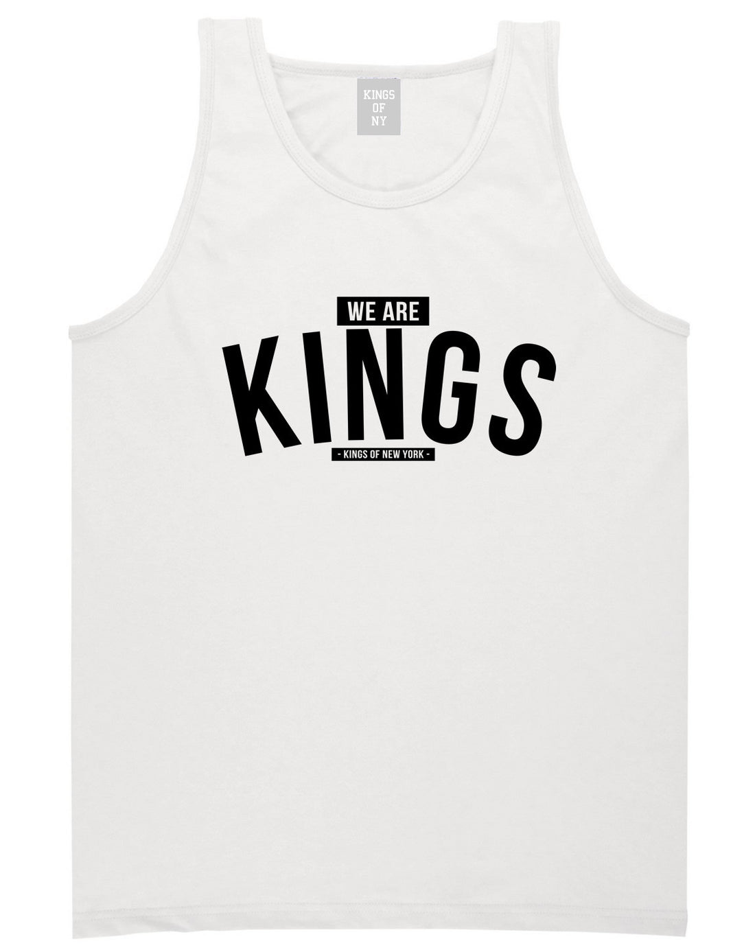 Kings Of NY We Are Kings Tank Top in White