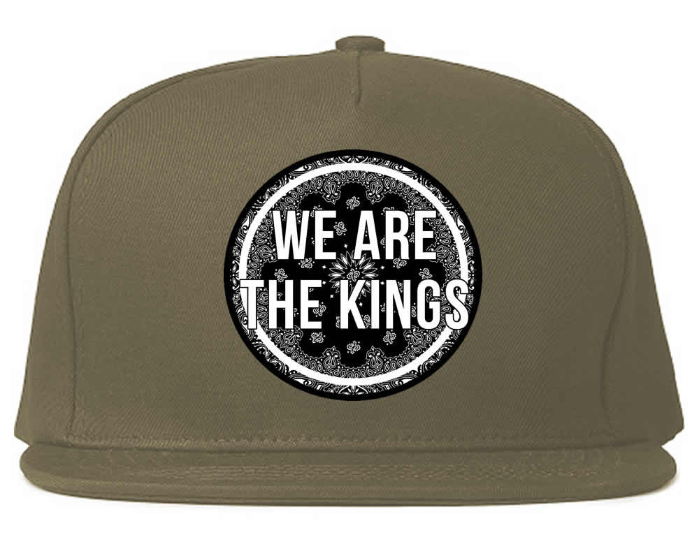 We Are The Kings Bandana Print Snapback Hat by Kings Of NY